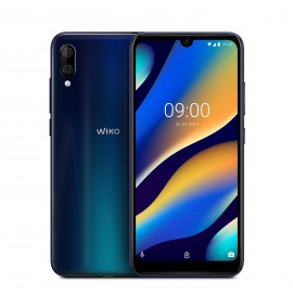 Wiko View3 Lite Smartphone débloqué 4G Ecran 6, 09 Pouces - 32 Go - Double Nano-SIM + Micro SD - Android 9 Pie Night Blue