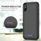 Trswyop Coque Batterie pour iPhone X/XS [6500 mAh], Portable Externe Batterie Puissante Power Bank Chargeur Coque Rechargeabl