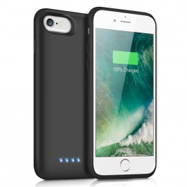 iPosible Coque Batterie pour iPhone 6/7/6s/8 6000mAh[2019 Version Durable] Coque Rechargeable pour iPhone 6/8/6S/7 Batterie E