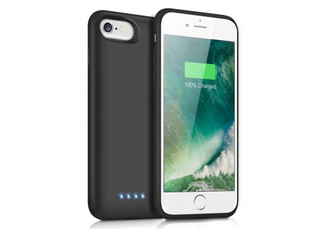 iPosible Coque Batterie pour iPhone 6/7/6s/8 6000mAh[2019 Version Durable] Coque Rechargeable pour iPhone 6/8/6S/7 Batterie E