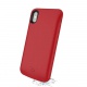 Coque Batterie pour iPhone X XS 10 4000 mAh Rouge Coque de Chargement Rechargeable pour iPhone XS X 10  5,8"  Batterie de Sec