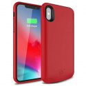 Coque Batterie pour iPhone X XS 10 4000 mAh Rouge Coque de Chargement Rechargeable pour iPhone XS X 10  5,8"  Batterie de Sec