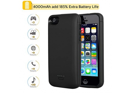 Coque Batterie 5200mAh pour iPhone 7, Mbuynow Chargeur Portable Batterie Externe Puissante Rechargeable 4,7 Pouces Power Bank