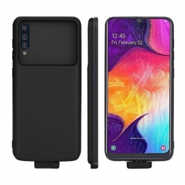 Compatible avec Samsung Galaxy A50 Coque Batterie, 7000mAh Portable Chargeur de Batterie Externe Rechargeable Power Banque Co