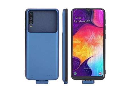 Compatible avec Samsung Galaxy A50 Coque Batterie, 7000mAh Portable Chargeur de Batterie Externe Rechargeable Power Banque Co