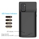 BasicStock Coque Batterie Samsung Galaxy Note10+ 5G, 6000mAh Power Bank Rechargeable étui de Chargeur Prolongée Housse de Bat