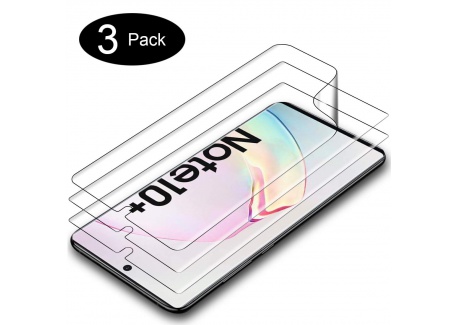 A-VIDET Protection écran pour Samsung Galaxy Note 10+/Samsung Galaxy Note 10 Plus Ultra Clair Anti-Rayures Pet Écran Protecte