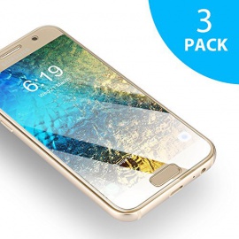 Verre Trempé Samsung Galaxy A3 2017 SUERW [3-Pack] Vitre Film Protection décran Pour Samsung Galaxy A3 2017  0.33mm, 9H Dure