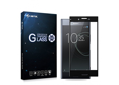 RIFFUE Verre Trempé Sony Xperia XZ Premium, Couverture Complète 3D Full Protection Écran Glass Screen Protector Vitre pour So