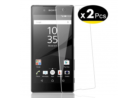 NEWC Verre Trempé pour Sony Xperia Z5,[Pack de 2] Film Protection écran - Anti Rayures - sans Bulles dair -Ultra Résistant 