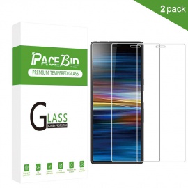 PaceBid Verre Trempé Sony Xperia 10, [2 pièces] [ 9H Dureté ] [Ultra Clair ] [Résistant aux Rayures] Film Protection écran en