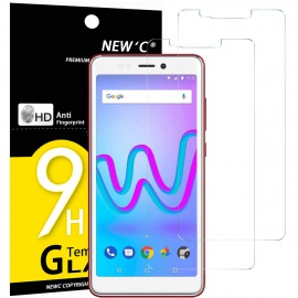 NEWC Verre Trempé pour Wiko Jerry 3,[Pack de 2] Film Protection écran - Anti Rayures - sans Bulles dair -Ultra Résistant  0