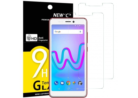 NEWC Verre Trempé pour Wiko Jerry 3,[Pack de 2] Film Protection écran - Anti Rayures - sans Bulles dair -Ultra Résistant  0