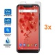 [Lot de 3] Verre Trempé pour WIKO View 2 Plus - WIEW 2 GO, Protecteur décran qualité supérieure, Électronique Roi®