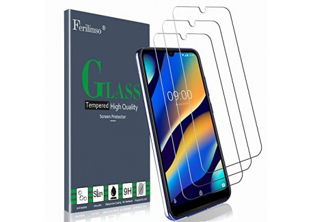 Ferilinso Verre Trempé pour Wiko View 3 Lite, [3 Pièces] Protection écran Glass Screen Protector Vitre Tempered avec Garantie