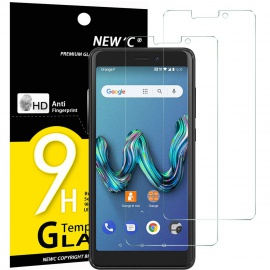 NEWC Verre Trempé pour Wiko Tommy 3,[Pack de 2] Film Protection écran - Anti Rayures - sans Bulles dair -Ultra Résistant  0