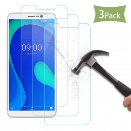 crisant Verre Trempé Wiko Y80 2019,[3 Pack] 0,3mm 9H Dureté Anti Rayures Film Protection en Verre trempé écran Protecteur vit