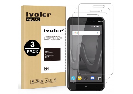 iVoler [Pack de 3] Verre Trempé pour Wiko Lenny 4, Film Protection en Verre trempé écran Protecteur vitre