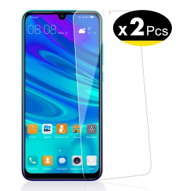 NEWC Verre Trempé pour Huawei P Smart 2019 / Honor 10 Lite, [Pack de 2] Film Protection écran - Anti Rayures - sans Bulles d