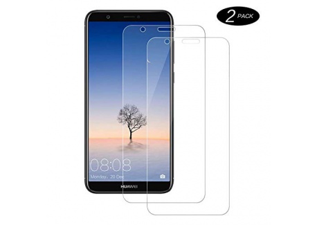 CNXUS[2 Pièces Compatible pour Huawei P Smart 2018 Verre trempé, Protecteur décran en Verre trempé Ultra Mince, Dureté 9H, A