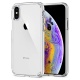 Spigen Coque iPhone X, Coque iPhone XS [Ultra Hybrid] Transparente, Protection Coin AIR Cushion, Bumper Renforcé en Silicone,