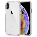 Coque iPhone X, Coque iPhone XS Transparente, Protection Coin AIR Renforcé en Silicone