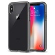 Spigen Coque iPhone X, Coque iPhone XS [Ultra Hybrid] Transparente, Protection Coin AIR Cushion, Bumper Renforcé en Silicone,