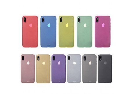 Coque iPhone X, TOZO Housse PP Ultra Mince [0.35mm] Le Plus Mince du Monde de Protection Rigide [Semi-Transparent] Léger iPho