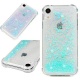 Coque iphone XR 6.1 Pouces, LaVibe Étui Gel Silicone TPU Quick Sand Glitter Transparant Protecteur Housse Anti-Rayures Pare-C