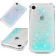 Coque iphone XR 6.1 Pouces, LaVibe Étui Gel Silicone TPU Quick Sand Glitter Transparant Protecteur Housse Anti-Rayures Pare-C