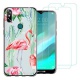 Coque DOOGEE Y8,Tigre Blanc Souple Silicone TPU Housse Étui de Protection pour DOOGEE Y8  6,1"  avec Deux Verre trempé écran 