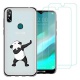 Coque DOOGEE Y8,Tigre Blanc Souple Silicone TPU Housse Étui de Protection pour DOOGEE Y8  6,1"  avec Deux Verre trempé écran 