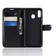 cookaR Coque Doogee Y8, Housse en Cuir Premium Flip Case Portefeuille Etui pour Doogee Y8 Smartphone -Noir