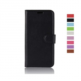 cookaR Coque Doogee Y8, Housse en Cuir Premium Flip Case Portefeuille Etui pour Doogee Y8 Smartphone -Noir