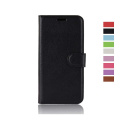 Coque Doogee Y8, Housse en Cuir Premium Flip Case Portefeuille Etui pour Doogee Y8 Smartphone -Noir