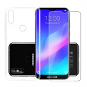 Coque Doogee Y8 Crystal Transparente Silicone TPU Cover Housse Bumper Etui Case + Film Protection écran en Verre t