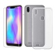 JIENI Coque pour Doogee Y8 Crystal Transparente Silicone TPU Cover Housse Bumper Etui Case + Film Protection écran en Verre t