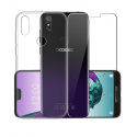 Coque DOOGEE N10 Coque Anti-Rupture Silicone Bumpe Transparent Gel TPU Souple Housse Etui Protection Case + Film 