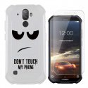 Coque DOOGEE S40  5.5"  Étui Silicone Givré Translucide Housse Shell Protection Case Cover + 1 Pack Gratuit 