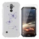 QFSM Opaque Coque pour DOOGEE S40  5.5"  Étui Silicone Givré Translucide Housse Shell Protection Case Cover + 1 Pack Gratuit 