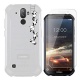 QFSM Opaque Coque pour DOOGEE S40  5.5"  Étui Silicone Givré Translucide Housse Shell Protection Case Cover + 1 Pack Gratuit 