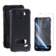 QFSM Black Coque pour DOOGEE S90  6.18"  Étui Silicone Givré Housse Shell Protection Case Cover + 1 Pack Gratuit Verre trempé