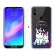 SCDMY pour Doogee Y8 Coque Silicone + Verre trempé écran Film, Transparent Case Souple TPU Bumper Etui Housse e Verre trempé 