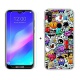 SCDMY pour Doogee Y8 Coque Silicone + Verre trempé écran Film, Transparent Case Souple TPU Bumper Etui Housse e Verre trempé 