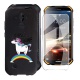 DYSu Coque pour Doogee S40  5.5"  Black Silicone Souple Étui TPU Protection Cover Housse Case Shell + Verre trempé écran Film