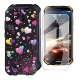 DYSu Coque pour Doogee S40  5.5"  Black Silicone Souple Étui TPU Protection Cover Housse Case Shell + Verre trempé écran Film