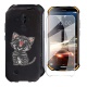 DYSu Coque pour Doogee S40  5.5"  Black Silicone Souple Étui TPU Protection Cover Housse Case Shell + Verre trempé écran Film