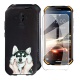 DYSu Coque pour Doogee S40  5.5"  Black Silicone Souple Étui TPU Protection Cover Housse Case Shell + Verre trempé écran Film