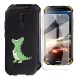 DYSu Coque pour Doogee S40  5.5"  Black Silicone Souple Étui TPU Protection Cover Housse Case Shell + Verre trempé écran Film