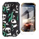 DYSu Coque pour Doogee S40  5.5"  Black Silicone Souple Étui TPU Protection Cover Housse Case Shell + Verre trempé écran Film